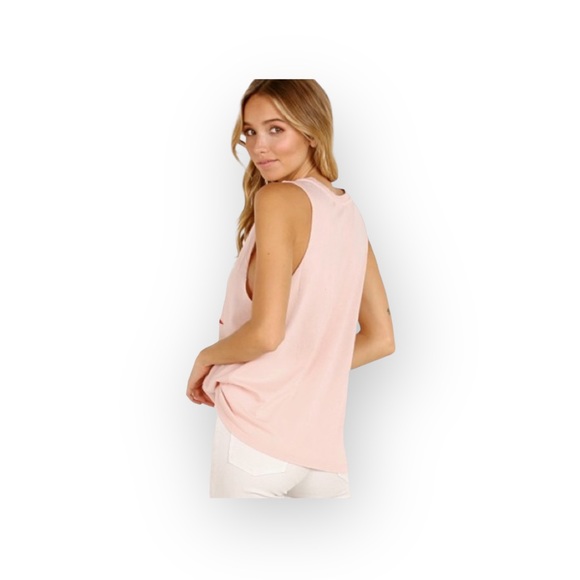 new Daydreamer ☺︎︎ Pink Floyd Rainbow Muscle Tee Tank ☺︎ Light Pink ☺︎ Small ☺︎︎ - Picture 3 of 16